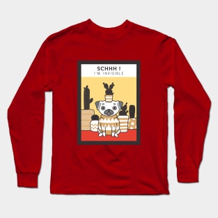 Incredible invisible Pug Long Sleeve T-Shirt